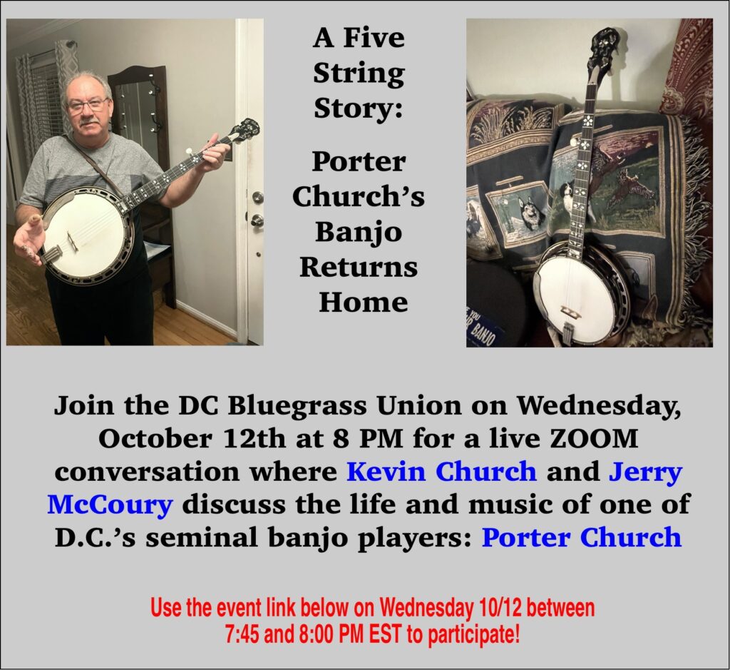DC Bluegrass Union Information on all things bluegrass in the